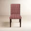 Chaise de salle à manger en coton Vidal en rose / bleu / vert-102834169-102834280