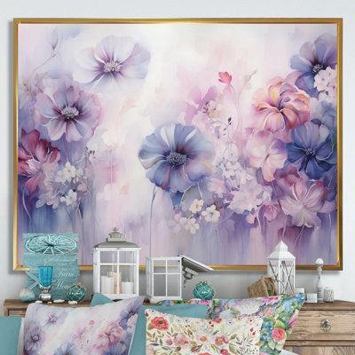 " Purple Mystical Blooms V "