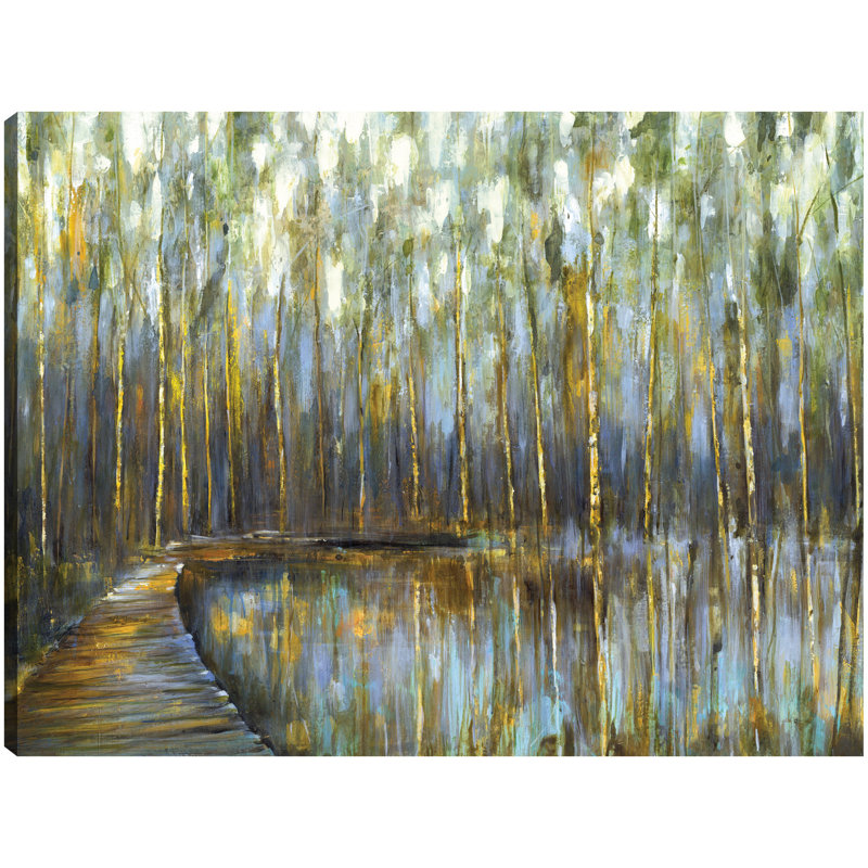 Boardwalk by Sandy Doonan Canvas Art Print, 42" H x 56" W x 1.5" D, Multicolor