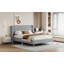 Grand lit plateforme tapissier Daventry-568448513