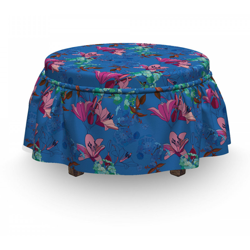 Box Cushion Ottoman Slipcover