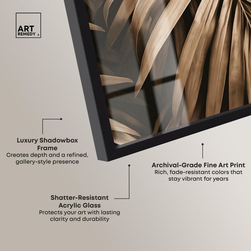 Arbre ombré, ombre, palmier, impression par Art Remedy, Black, H 21 po x l 17 po