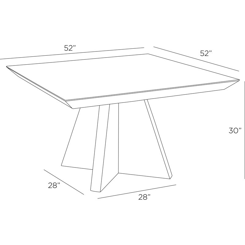 Hogarth Square Dining Table