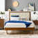 Willow Wood Platform Bed with Angular Frame