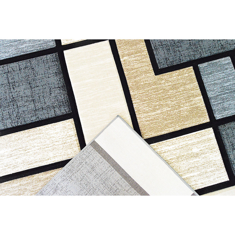Marmolejo Performance Abstract Indoor Rug, Rectangle 2'7" x 4'