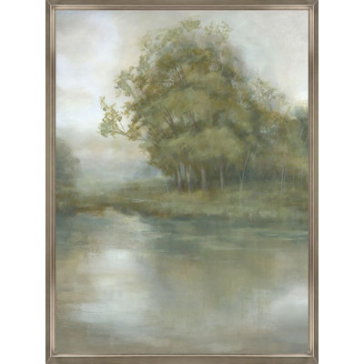 Lakeside Reflection II Painting by Jacob Lincoln