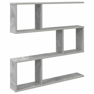  Wall Shelf with Shelf with Storage Engineered Wood Solution Home Indoor