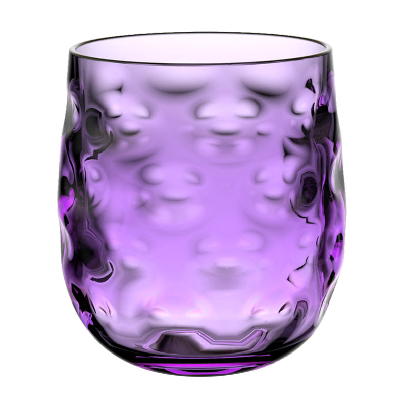 Verre de 14 oz en acrylique Grassingt, Mauve