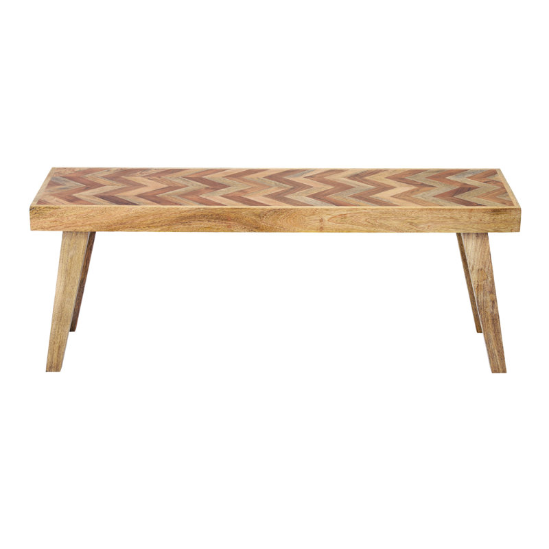 Mango Wood Bench,Natural