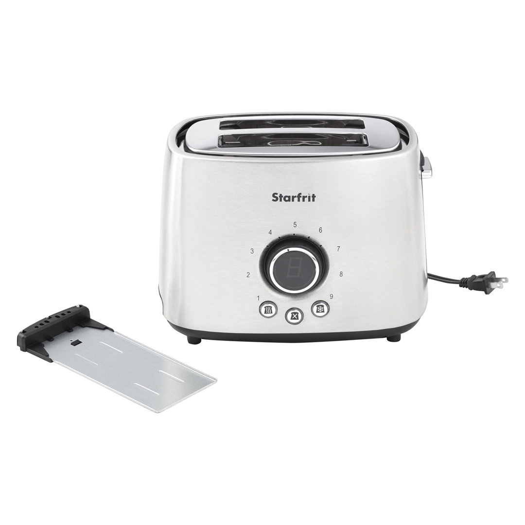 Starfrit Brushed Stainless Steel 2-Slice Toaster Starfrit