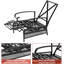 Chaise de patio inclinable avec coussins Baldewijn-296323850