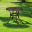 Table d'appoint en aluminium thermolaqué Reinna-111631012