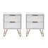 Brasstown 45cm W Bedside Table
