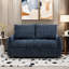 Living Room With Adjustable In Navy And Spacious Storage Modern Charging Port & Practical Compartment