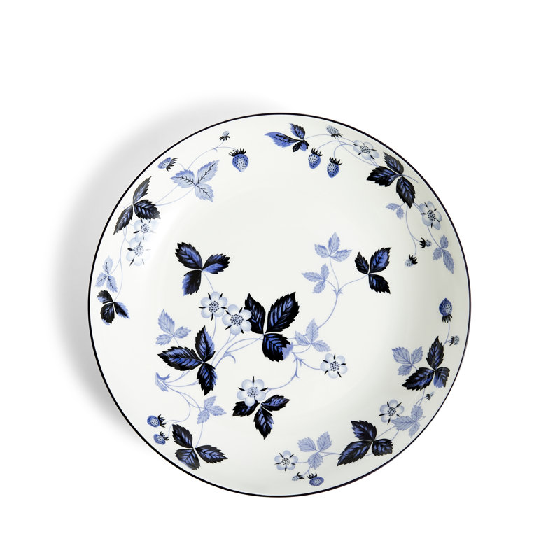 Wild Strawberry Inky Blue 9.4in Pasta Bowl