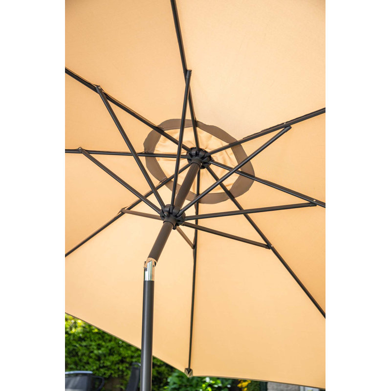 Lecce 300cm Round Parasol, Beige