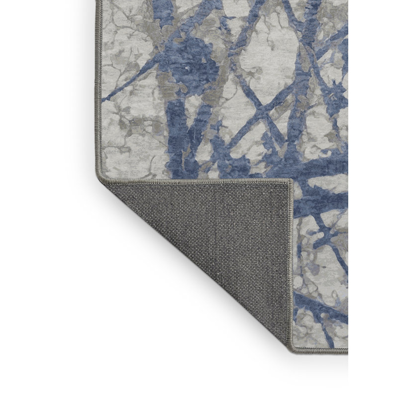 Tapis gris soyeux et moelleux, Tapis de couloir 2 pi x 5 pi