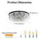 Lambrook 24" Crystal Flush Mount Dimmable Lighting