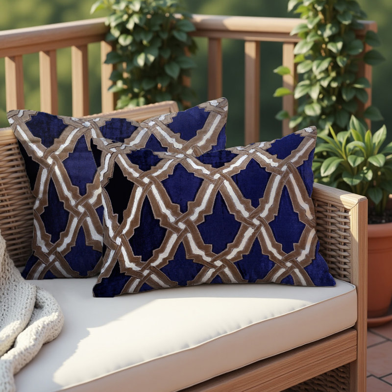 Housse de coussin rectangulaire et insert Anxo