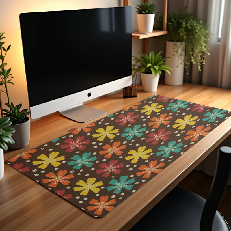 Polyester Desk Pad, 14.4x12.1