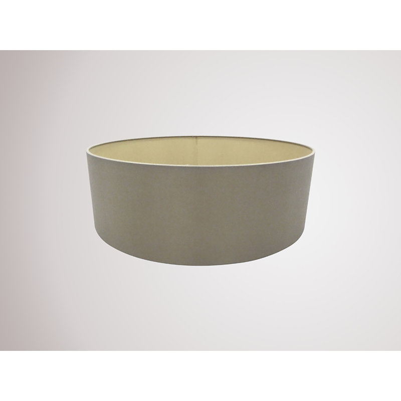 15cm H Faux Silk Bowl Pendant Shade, Taupe