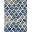 Tapis bleu à poils longs Delaili-2114679905