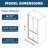 1 3/8" Adjustable Universal Pivot Shower Door - 1/4" Tempered Glass, Matte Black, 36000 Times Open And Close Studied, Leak- Functionality & Test, Leak Resistance