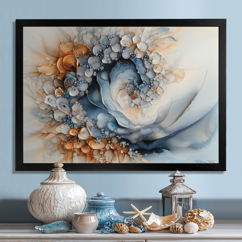 Cosmic Vortex II - impression sur toile côtière, H 12 po x l 20 po, Reproduction encadrée d'une seule photo sans pass, Noir