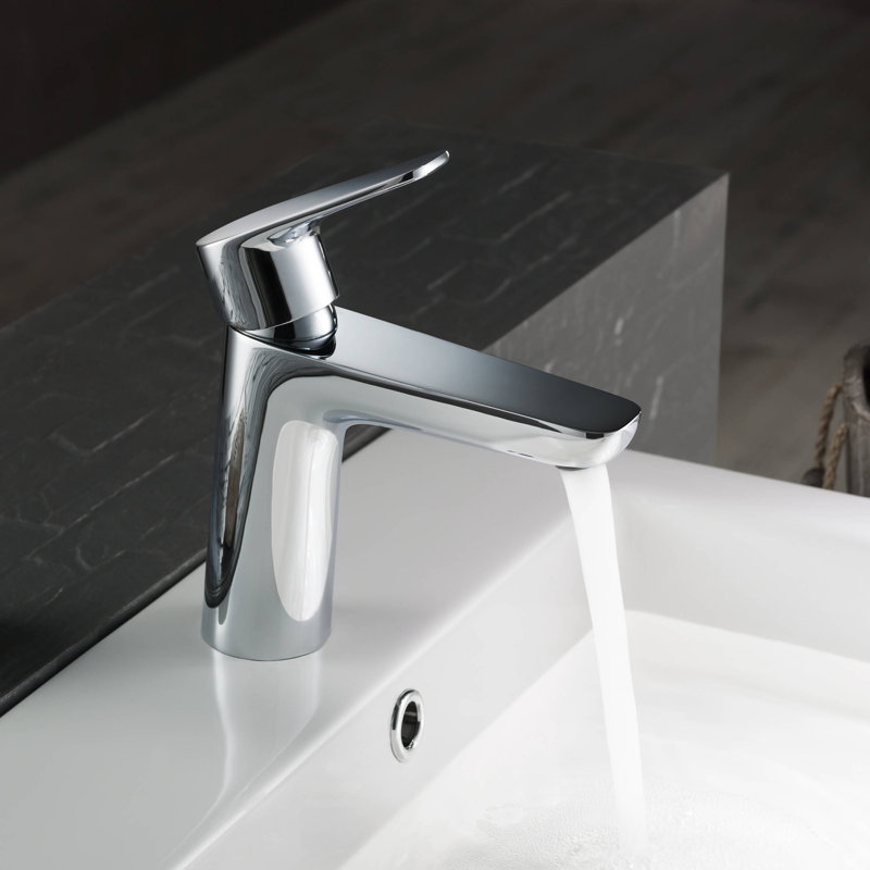 Harmony Single-handle Bathroom Faucet, Chrome, Without Pop Up Drain