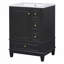 Meuble-lavabo 24 po avec lavabo en céramique-9168583