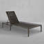 Chaise avec accoudoir gauche Harbor - Gris ardoise