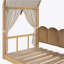 Lit allongé en bois-207052538