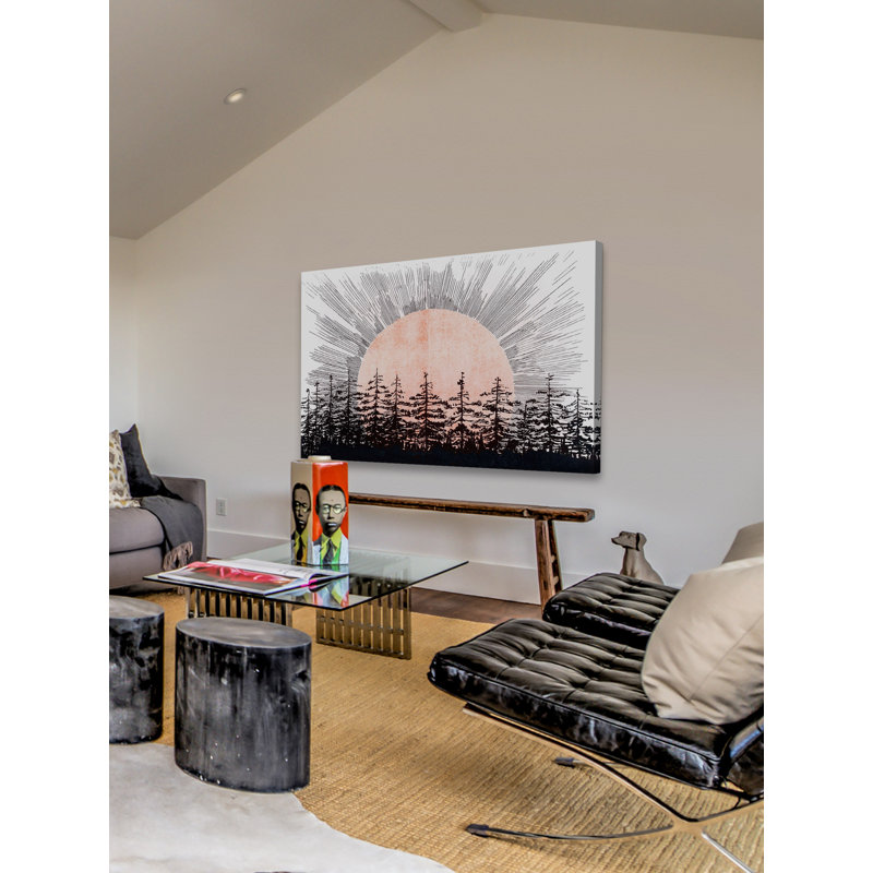 Sunrise by Marmont Hill - Wrapped Canvas Painting, 101cm H x 152cm W