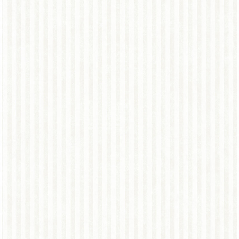 Bastian Pin Stripe 10m x 53cm Wallpaper Roll, White