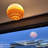 Vintage Sunset Orange Restaurant Pendant Light