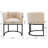 Kaydance Upholstered Dining Chairs Modern Arm Chairs-1684234693-1684234692