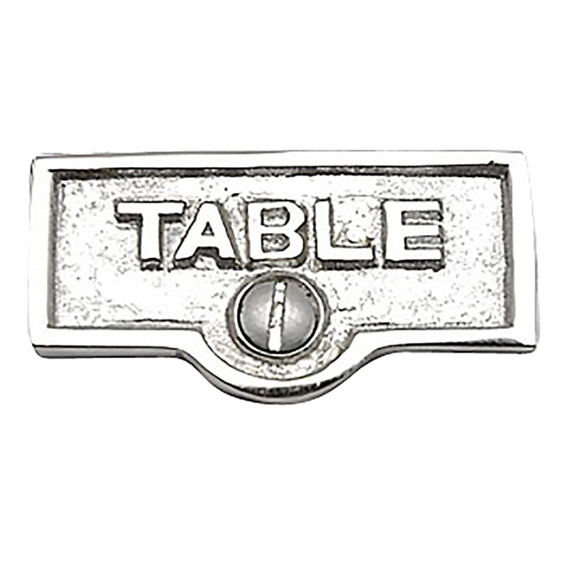 Etiquettes de nom de table étiquettes de plaque switch
