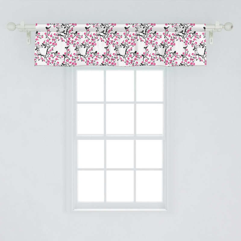 Cantonnière Ambesonne en paquet de 2 cantonnière 54 po x 12 po Sakura