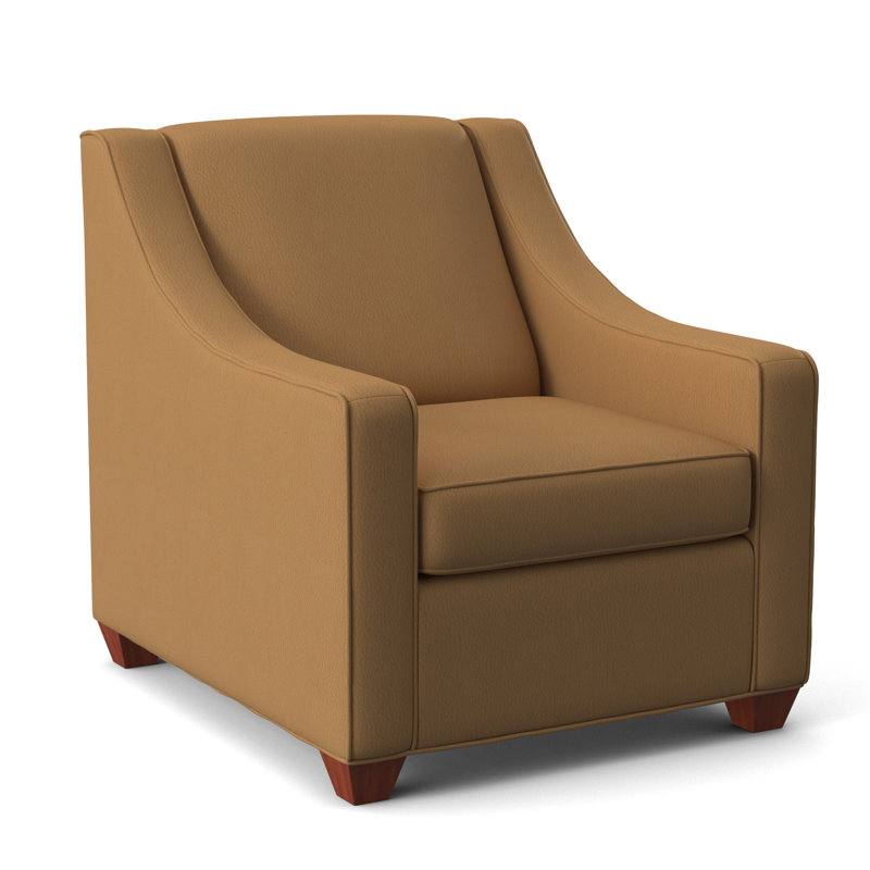 Fauteuil l 31 po Phillips, Cerisier BM, Beige Dillon