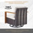 Drazen 9 - Person Patio Furniture Set With Fire Pit Table, All-Weather Wicker Outdoor Conversation Set With Chair And Thick Cushions-328937279-328937274