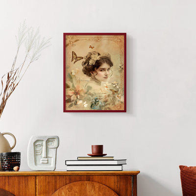 WOMEN Series CCCCLXXIX - reproduction encadrée de qualité supérieure - prête à être accrochée - aucun clou requis