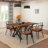 Abreha Faux Wood Rectangular Dining Table