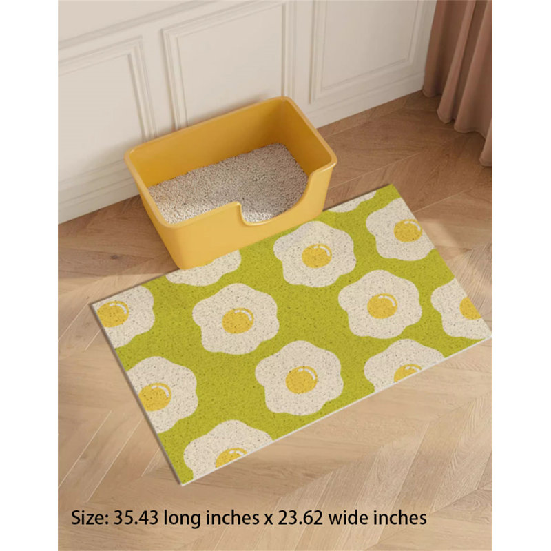 Tapis de litière en plastique, H 0,11 po x l 35,43 po x P 23,62 po