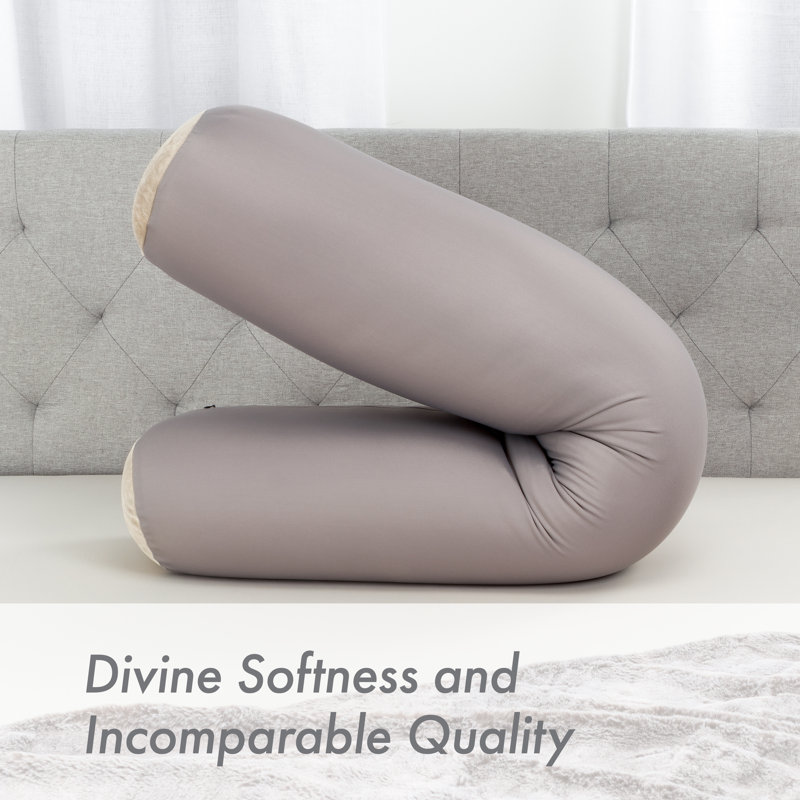 Foam Firm Cooling Pillow, Stone Gray