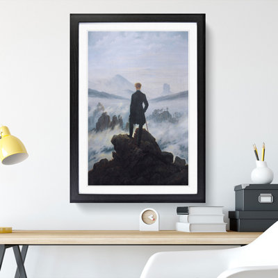 Wanderer Above the Sea of Fog Vol.2 by Caspar David Friedrich - Picture Frame Painting