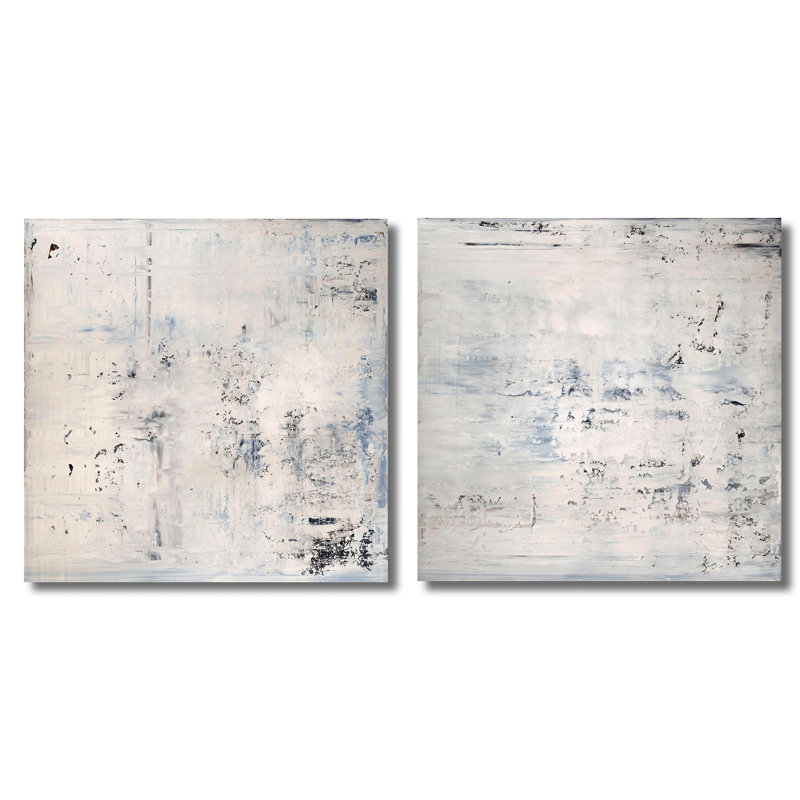 Blissful Thinking Set by John Beard - Artist Enhanced Canvas Print, 20" W x 20" H x 1.5" D, Unframed