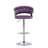 Christal Swivel Upholstered Adjustable Height Counter Stool-2109566880-2099052323