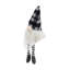 Fabric Sitting Gnome With Soft Legs  Set of 3  3.5" x 3.5" x 14.5"  Gray