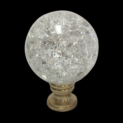 Small Ball Crystal Lamp Finial