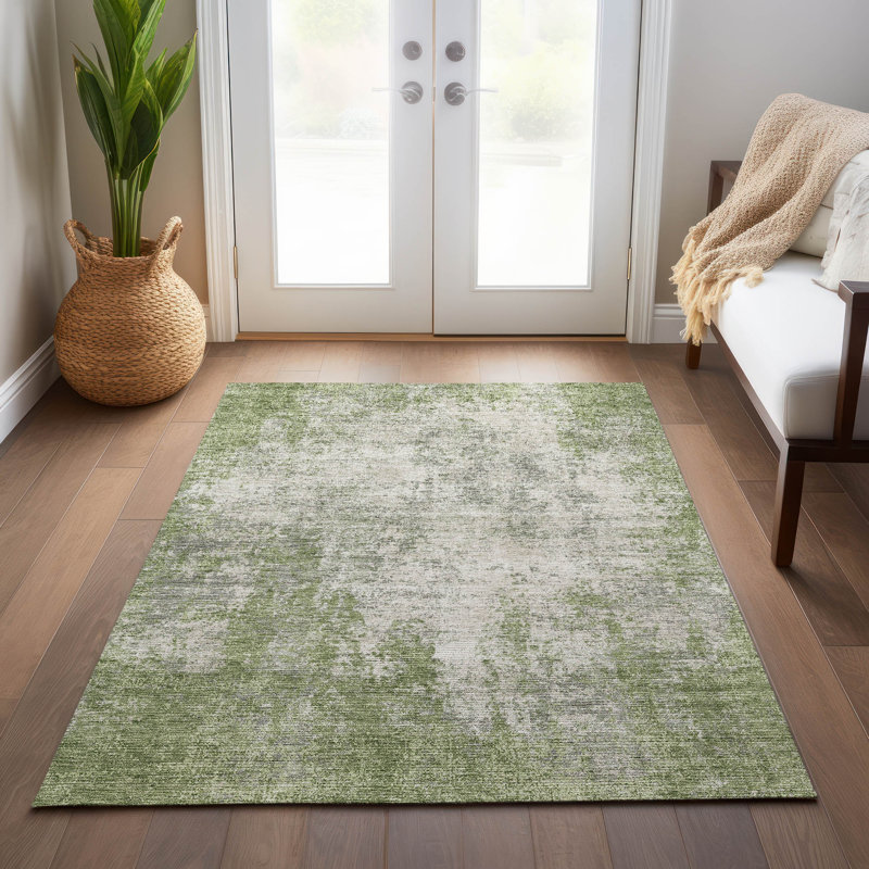 Tapis rectangulaire Aleighna avec envers antidérapant, Rectangle 10 pi x 14 pi